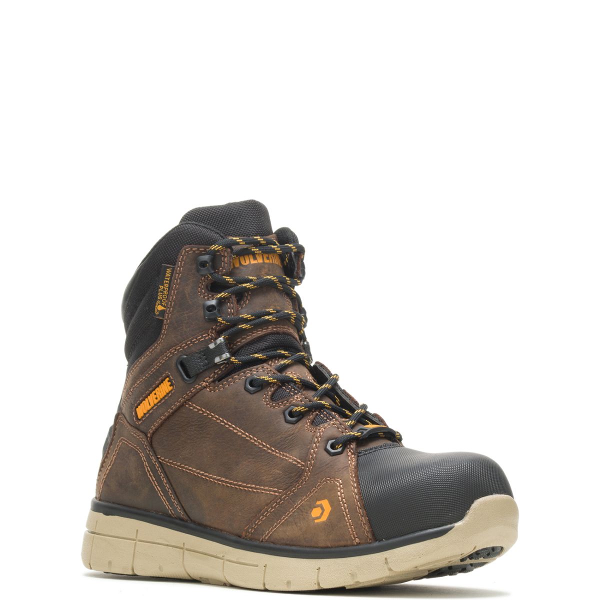 Men's wolverine safety boots hotsell