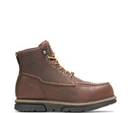 I-90 DuraShocks® Moc-Toe CarbonMAX® 6" Work Boot, Brown, dynamic