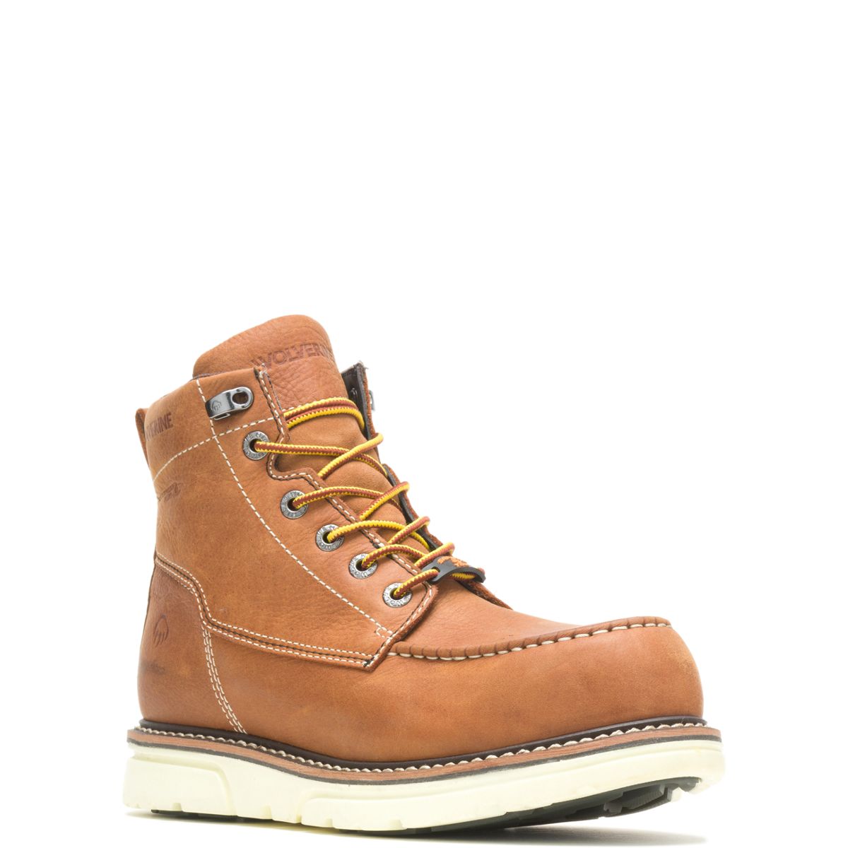 I-90 DuraShocks® Moc-Toe 6" Work Boot, Tan, dynamic 2