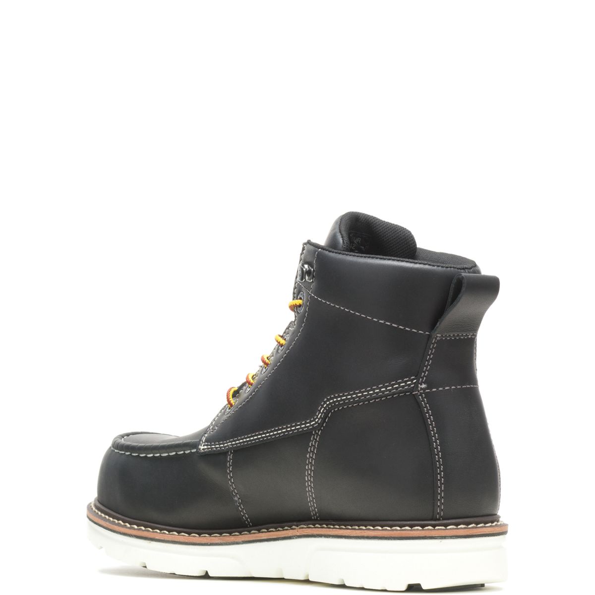 I-90 DuraShocks® Moc-Toe CarbonMAX® 6" Work Boot, Black/White, dynamic 3