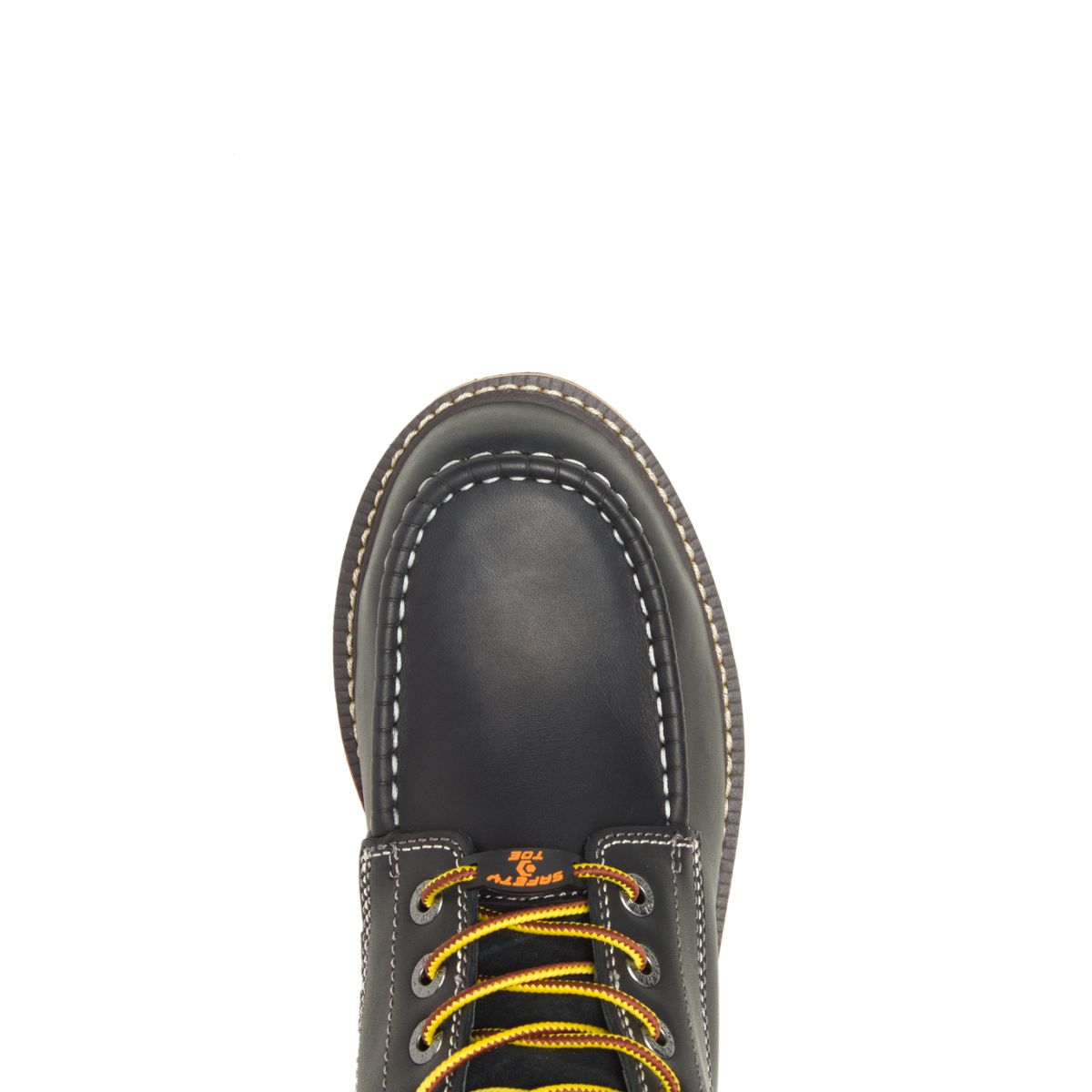 I-90 DuraShocks® Moc-Toe CarbonMAX® 6" Work Boot, Black/White, dynamic 5