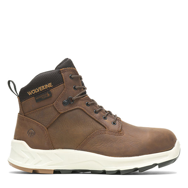 ShiftPLUS Work LX 6" Alloy-Toe Boot, Brown, dynamic