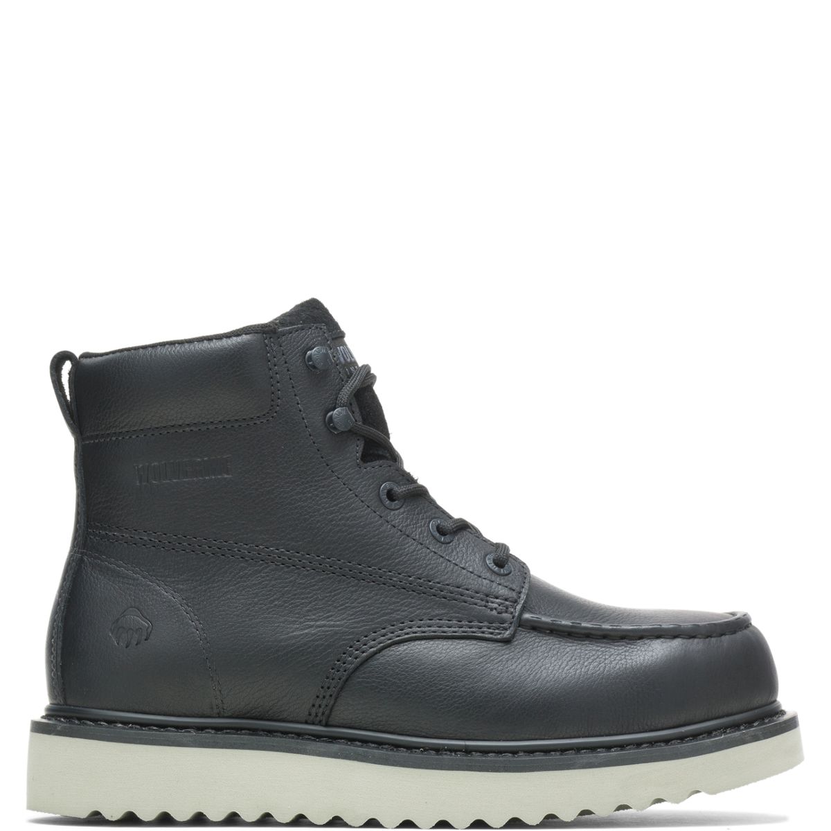 Black wedge boots outlet mens