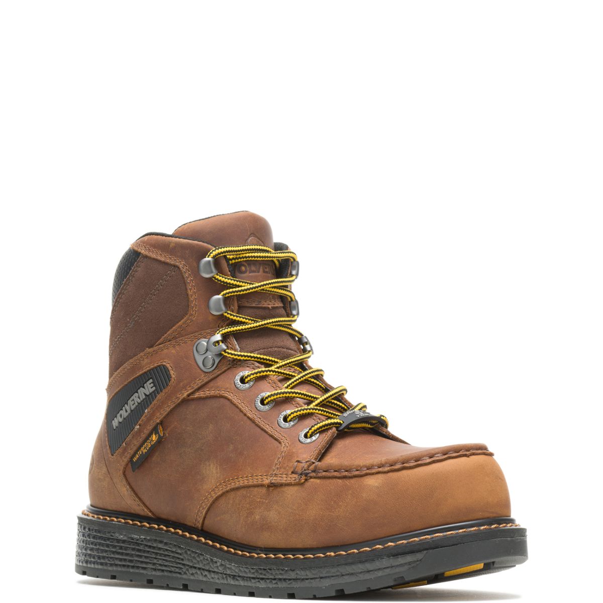 Hellcat UltraSpring™ Moc Toe Wedge 6" Work Boot, Tobacco, dynamic 3