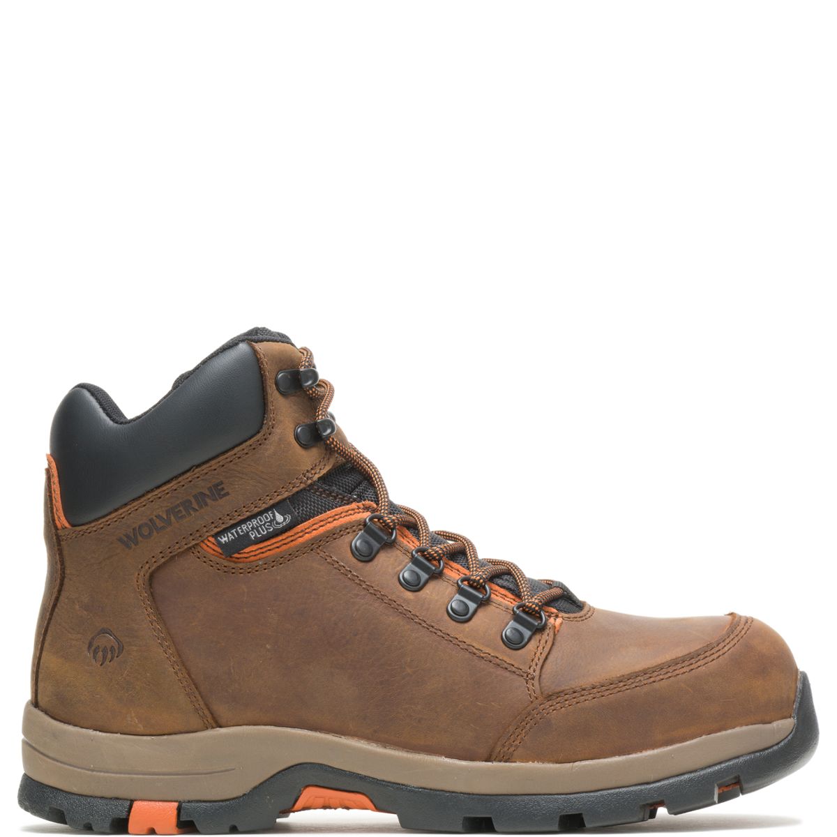 Work Hiker Mid Waterproof Boot, Sudan Brown, dynamic 1