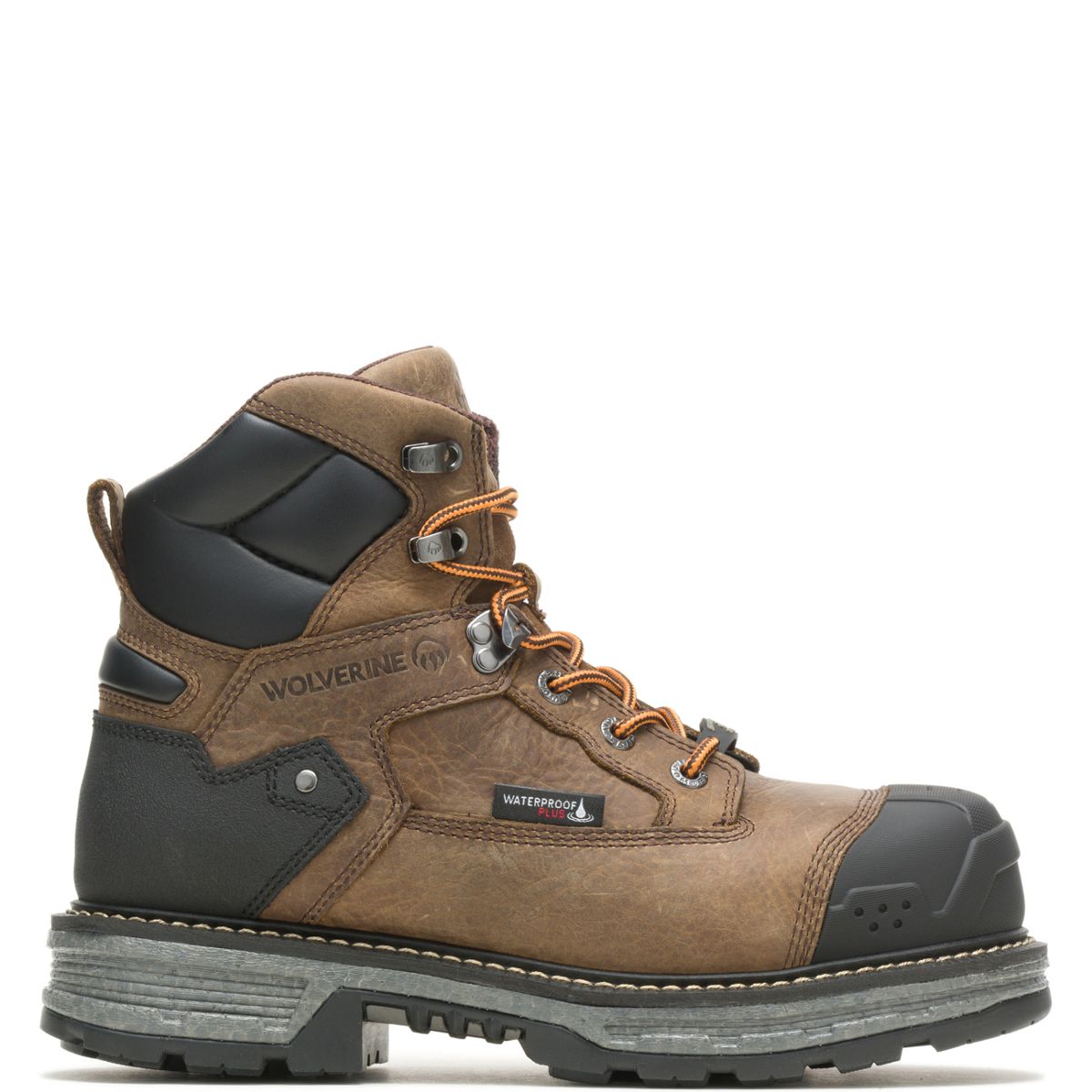 Wolverine Men's Hellcat UltraSpring Heavy Duty 6 CarbonMAX Work Boot Brown / 9 / M