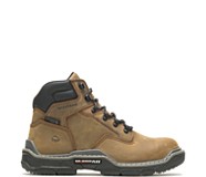 Raider DuraShocks® Waterproof 6" Work Boot, Brown, dynamic