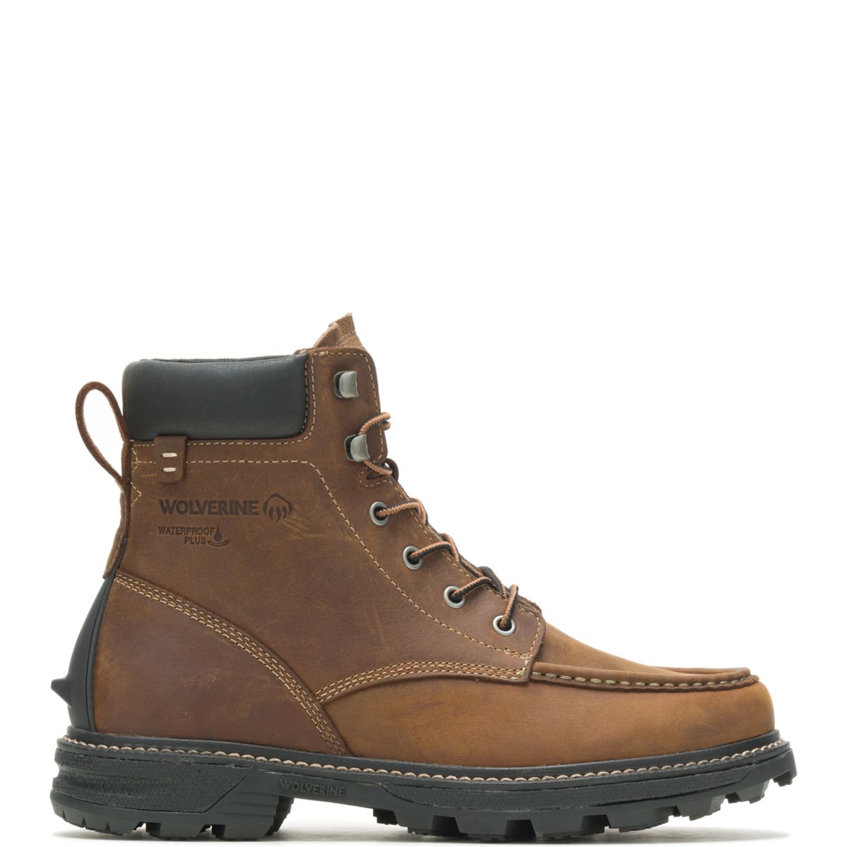 Wolverine moc toe hot sale steel toe boots