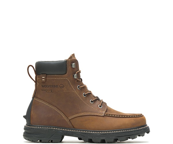 Forge UltraSpring™ 6" Moc-Toe Boot, Brown, dynamic
