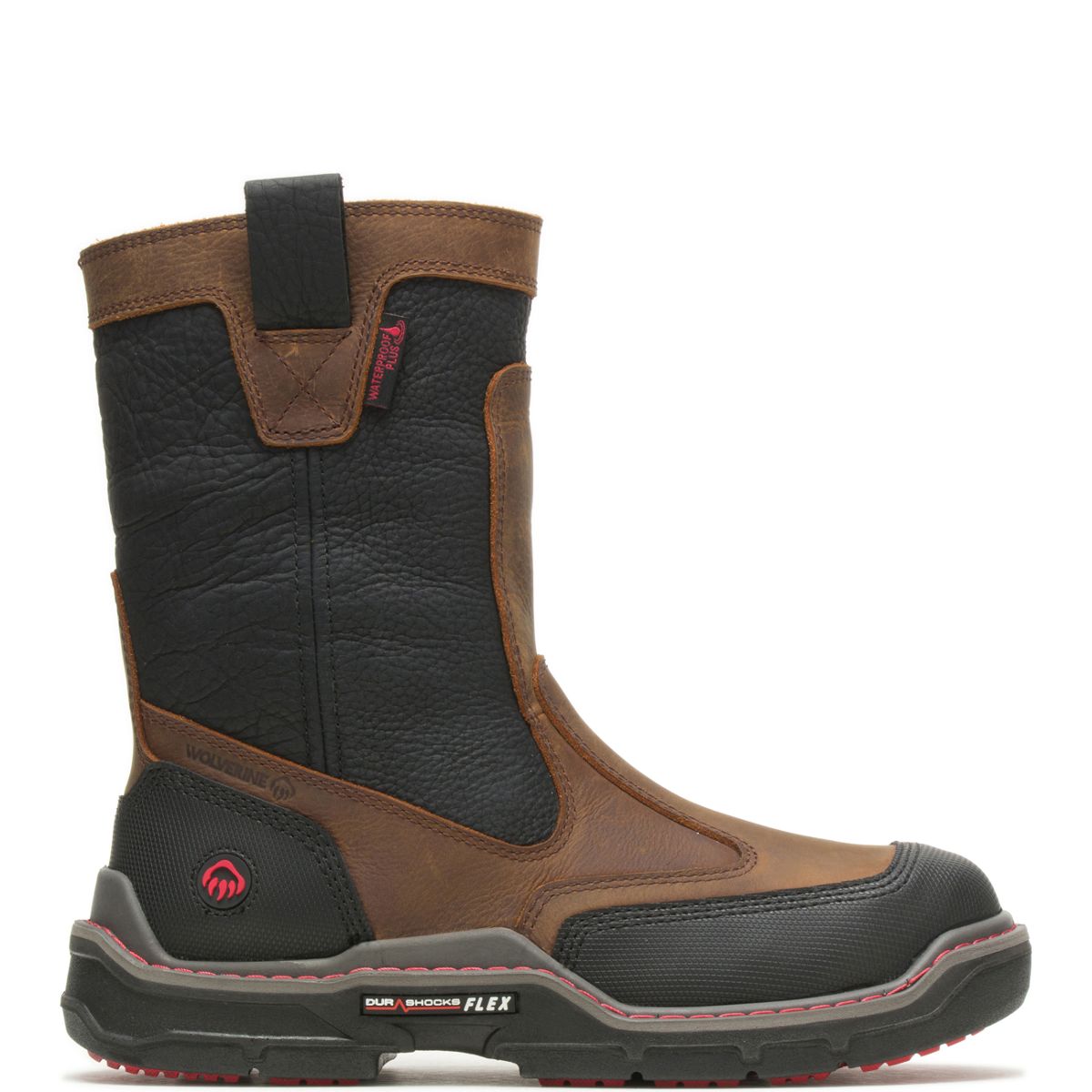 Raider DuraShocks® Heavy Duty CarbonMAX® Work Wellington, Brown, dynamic 1