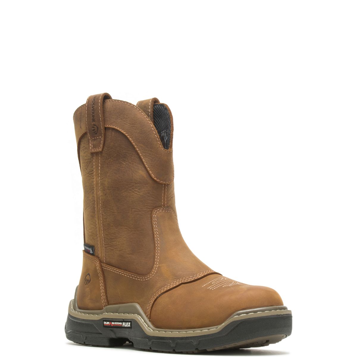 Raider DuraShocks® Western CarbonMAX® Work Wellington, Real Brown, dynamic 2