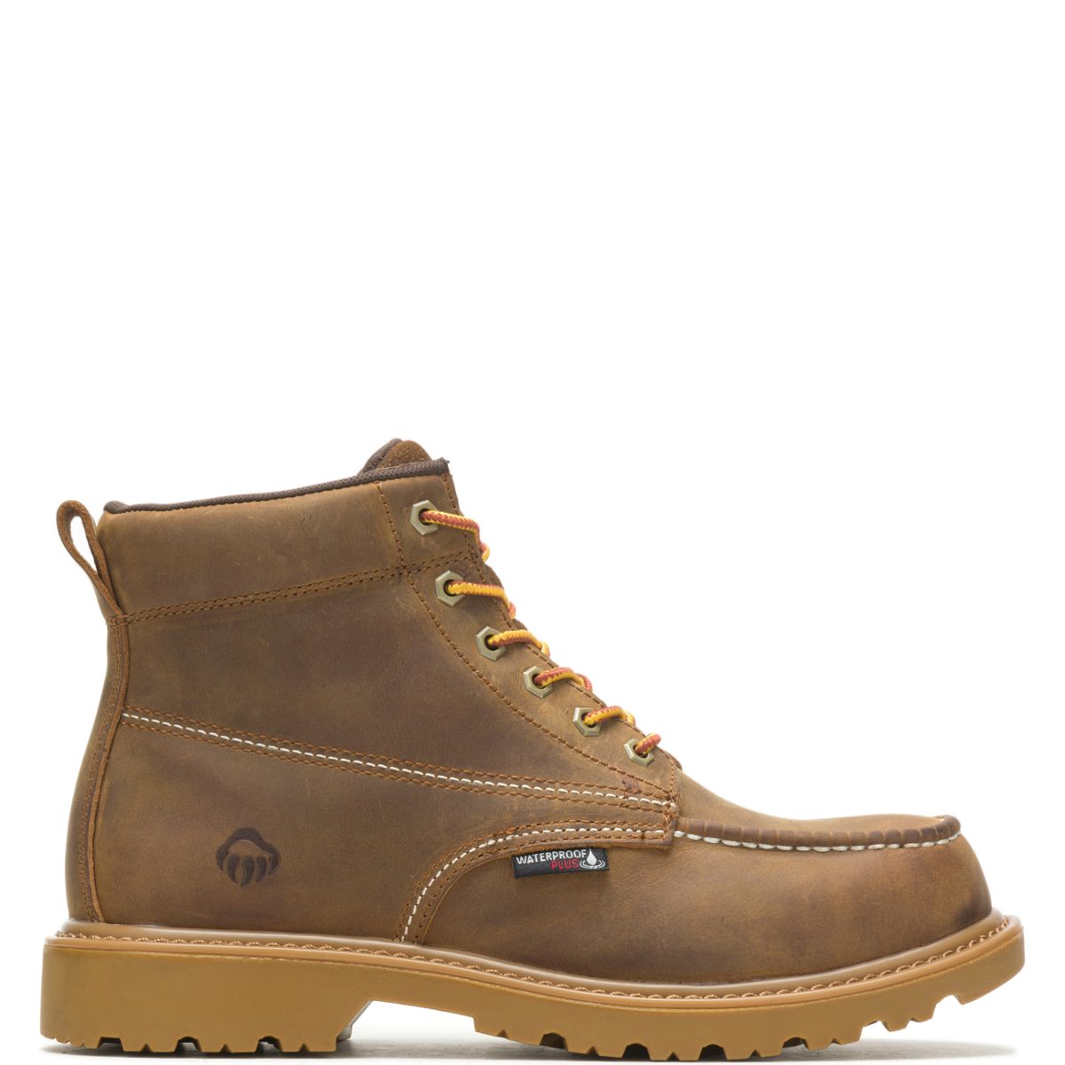 Floorhand Moc-Toe 6" Steel-Toe Work Boot, Tan, dynamic 1