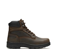 Carlsbad Waterproof 6" Work Boot, Brown, dynamic