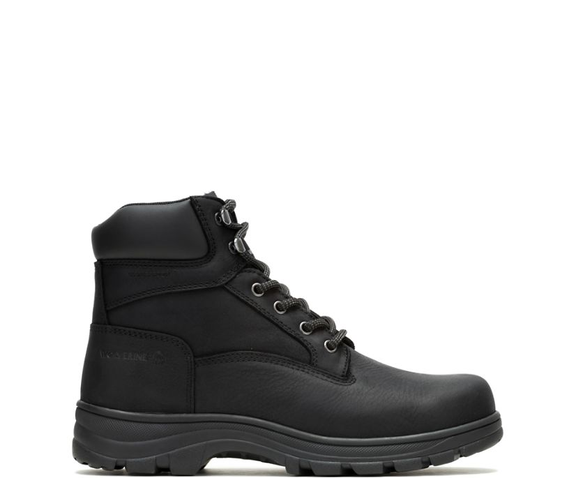 Carlsbad Waterproof 6" Work Boot, Black, dynamic 1