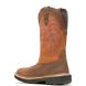 Rancher DuraShocks® CarbonMax® Wellington Work Boot, Yellow/Orange, dynamic 3
