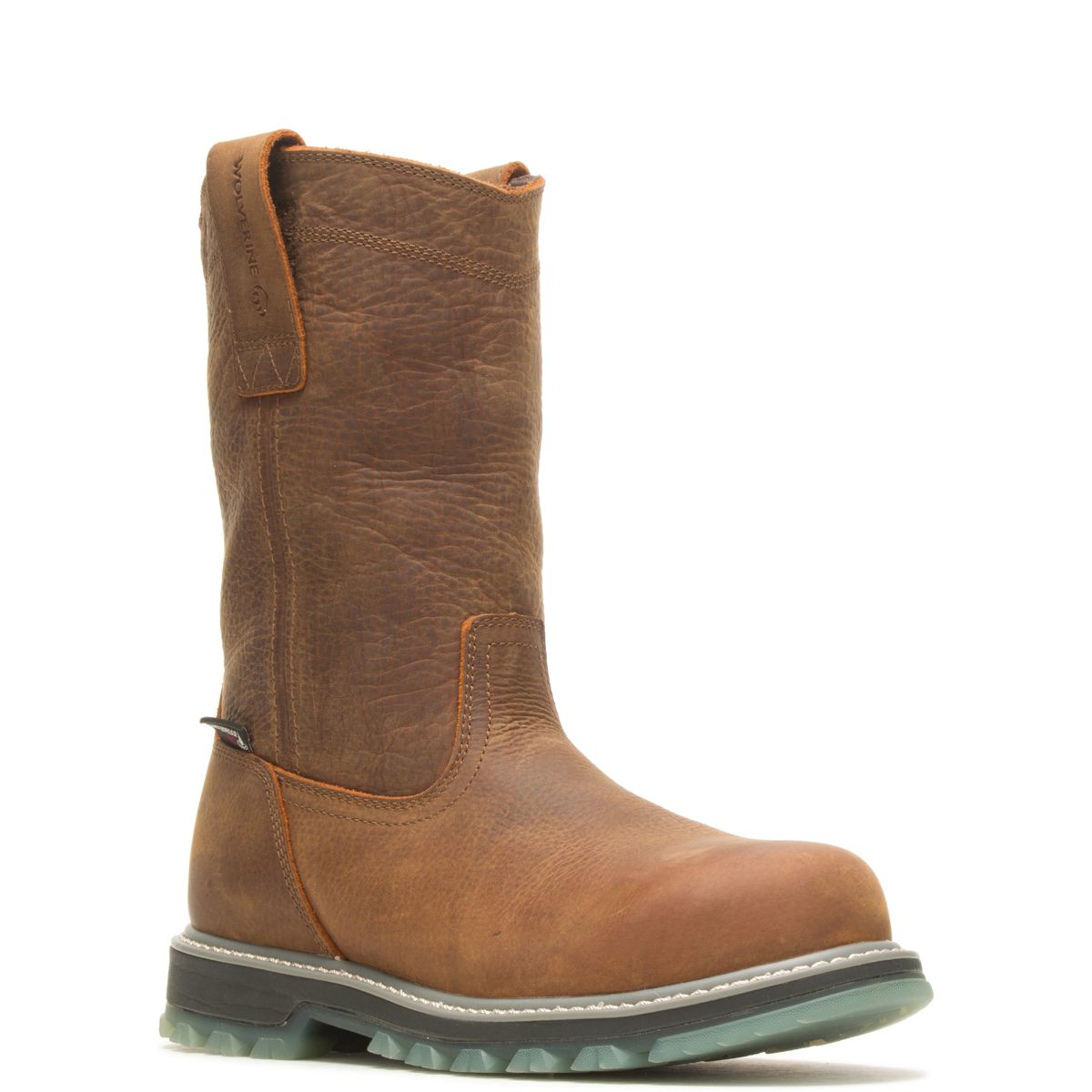 Floorhand LX Steel Toe Wellington Work Boot, Sudan Brown, dynamic 2