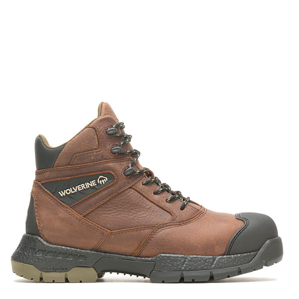 Rush UltraSpring™ 6" CarbonMax® Work Boot, Brown, dynamic