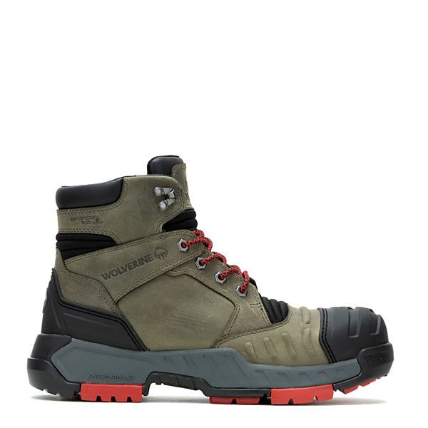 Torque DuraShocks® CarbonMax 6" Work Boot, Charcoal Grey, dynamic