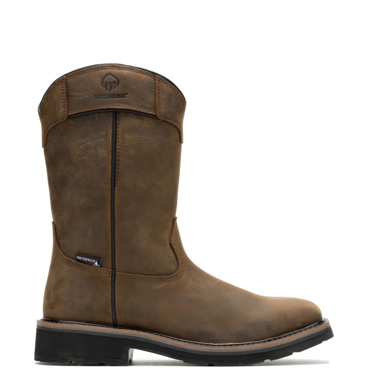 Men's Rancher Pull-Tab Waterproof Wellington Work Boot