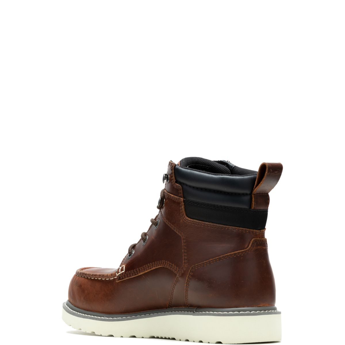 Trade Wedge 6" Moc-Toe Steel-Toe Work Boot, Rust, dynamic 3
