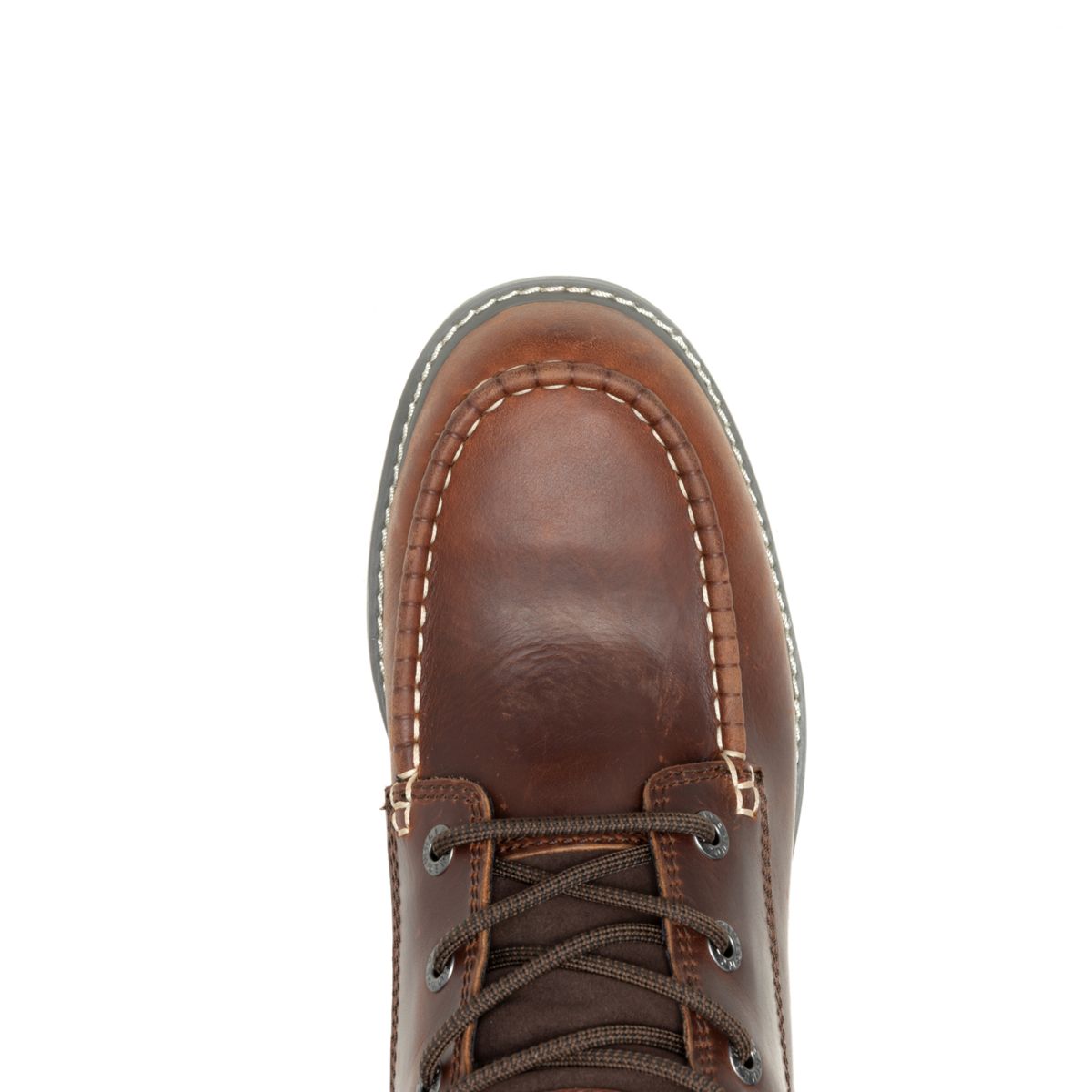 Trade Wedge 6" Moc-Toe Steel-Toe Work Boot, Rust, dynamic 5