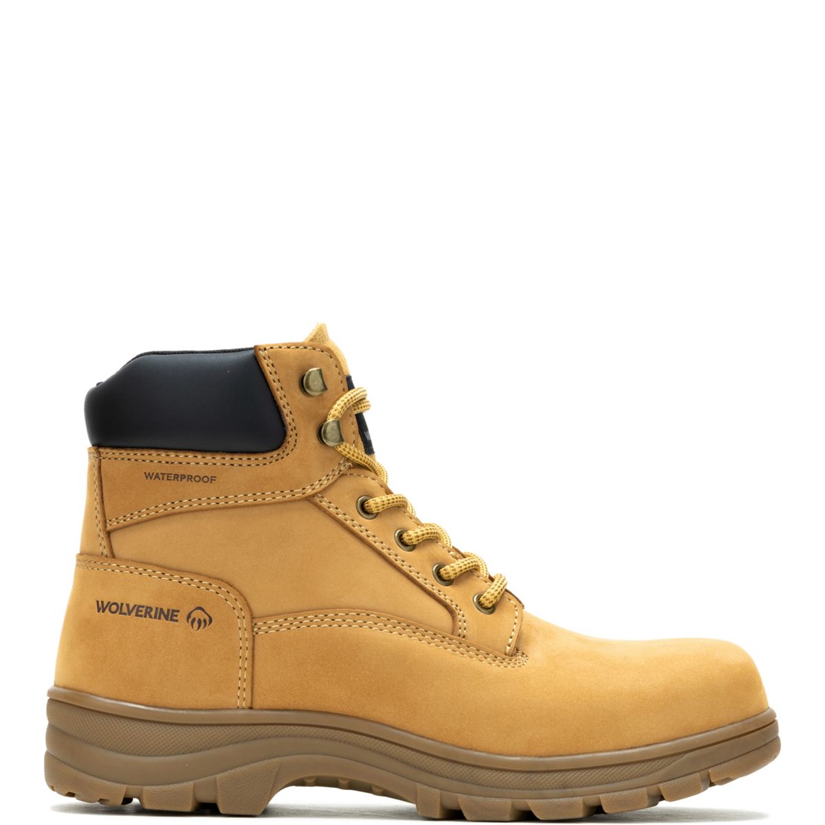 Carlsbad Waterproof 6" Work Boot, Wheat, dynamic 1