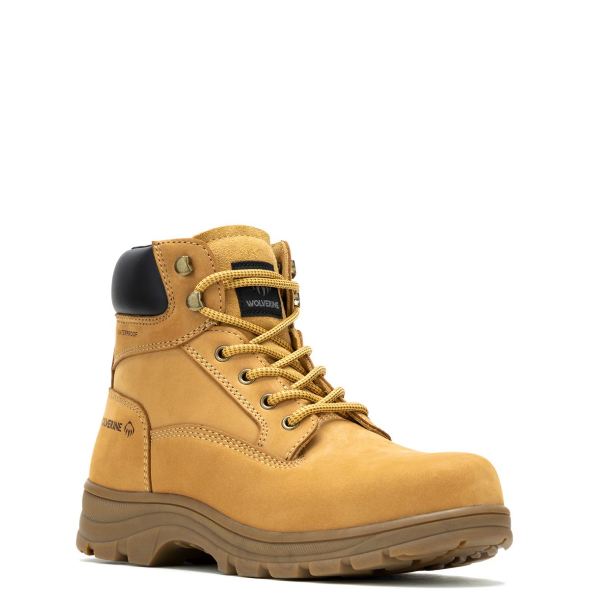 Carlsbad Waterproof 6" Work Boot, Wheat, dynamic 2