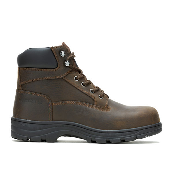 Carlsbad 6" Steel-Toe Work Boot, Brown, dynamic