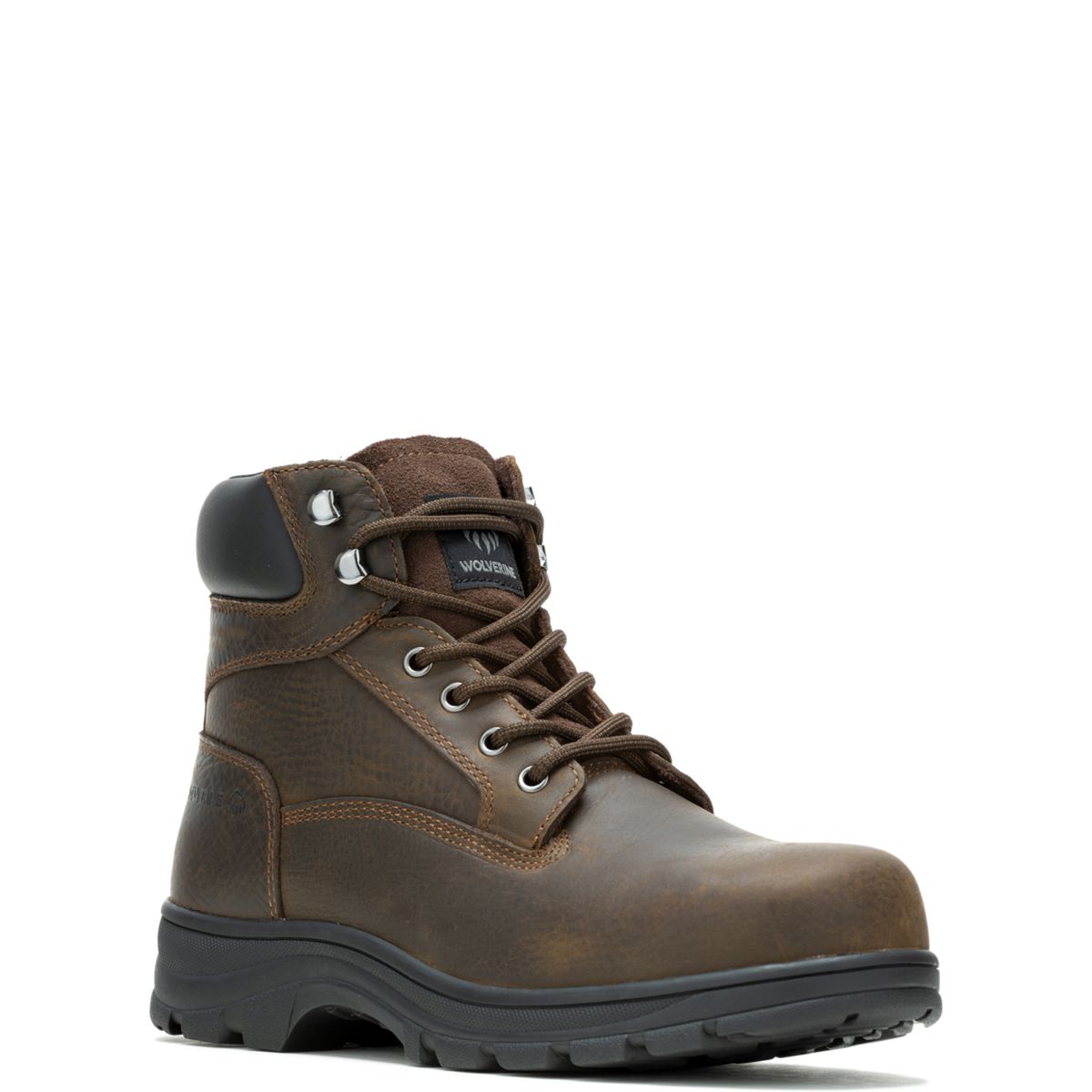 Carlsbad 6" Steel-Toe Work Boot, Brown, dynamic 2