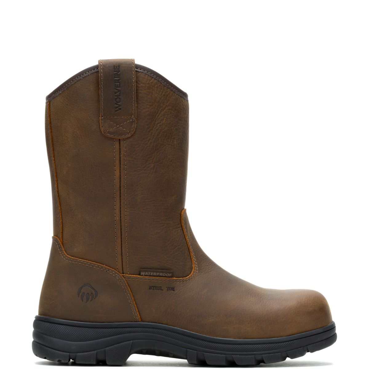 Carlsbad Steel-Toe Work Wellington, Sudan Brown, dynamic 1