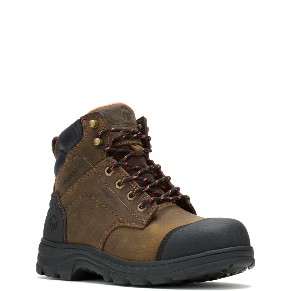 Carlsbad Cap-Toe 6" Steel-Toe Work Boot, Brown, dynamic 2