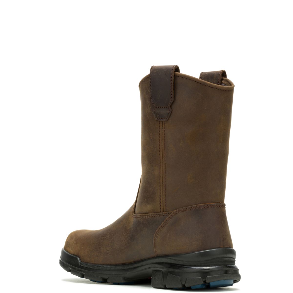 DuraShocks SR Icon Wellington Work Boot, Dark Brown, dynamic 3