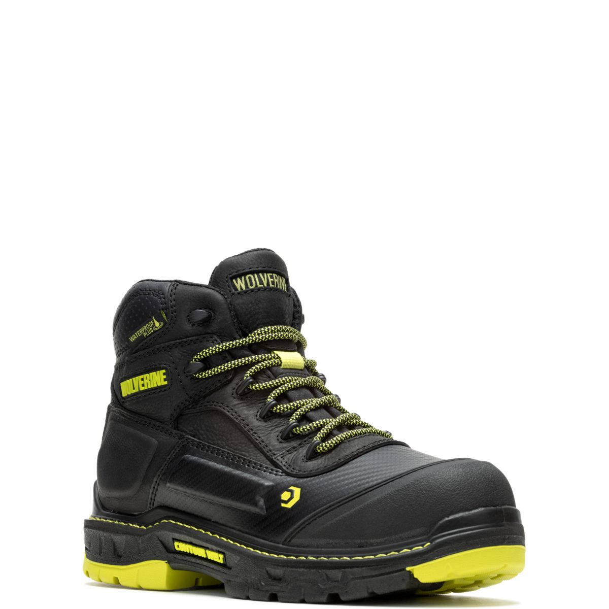 Overpass CarbonMAX® 6" Boot, Black/Yellow, dynamic 2