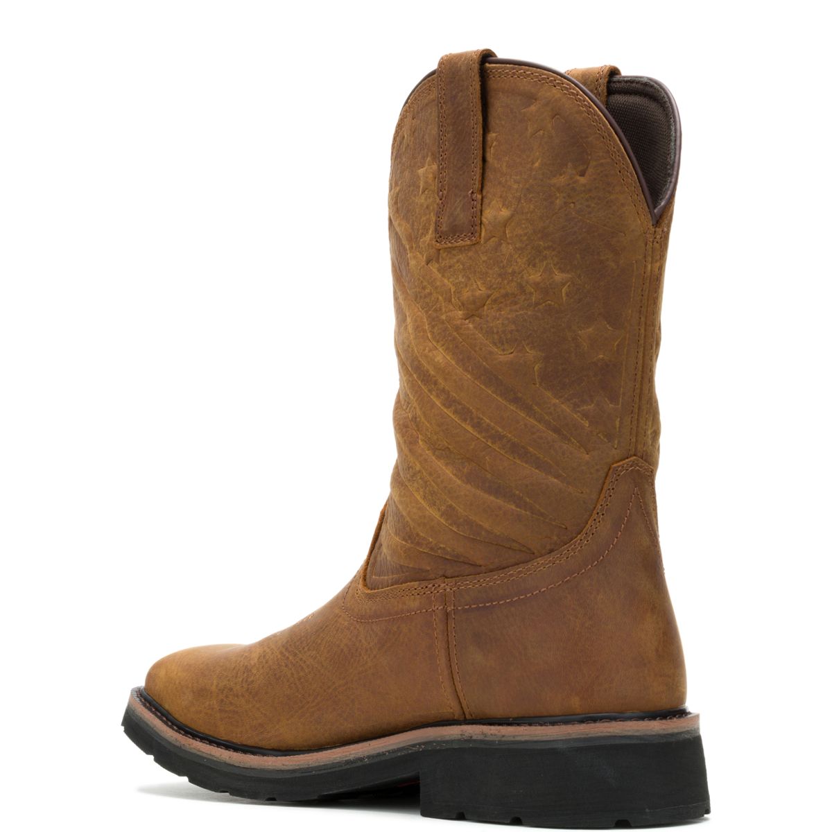 Rancher Flag LX Wellington Work Boot, Brown, dynamic 3