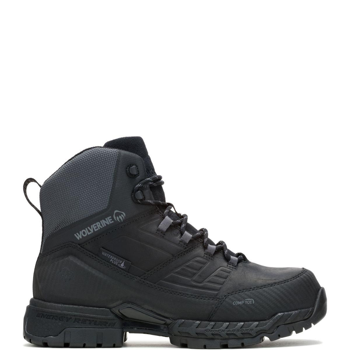 Surge LX EnergyBound™ 6" CarbonMax® Work Boot, Black, dynamic 1