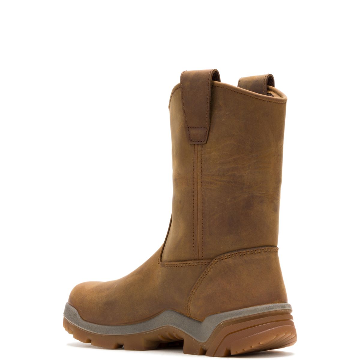 Vantage ft. HyperRest Pull-On CarbonMAX® Work Wellington, Dark Tan, dynamic 3