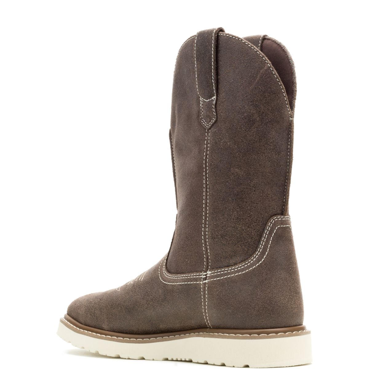 Bronc Wedge Pull-On Steel-Toe Work Wellington, Iron, dynamic 3