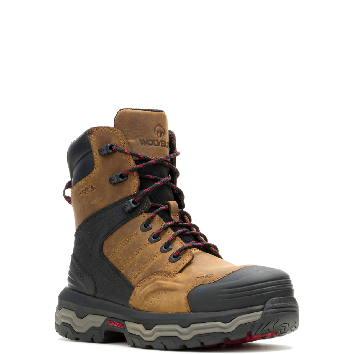 Alpha ft Wolverine Infinity System 8" CarbonMax® Work Boot, Dark Tan, dynamic 2