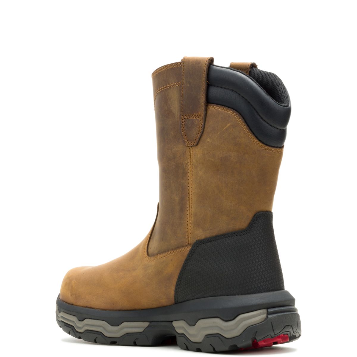 Alpha ft Wolverine Infinity System Pull-On CarbonMax® Work Wellington, Dark Tan, dynamic 3