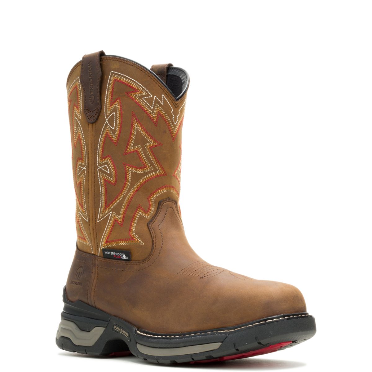 Rancher ft Wolverine Infinity System Pull-On CarbonMAX® Work Wellington, Dark Tan, dynamic 2