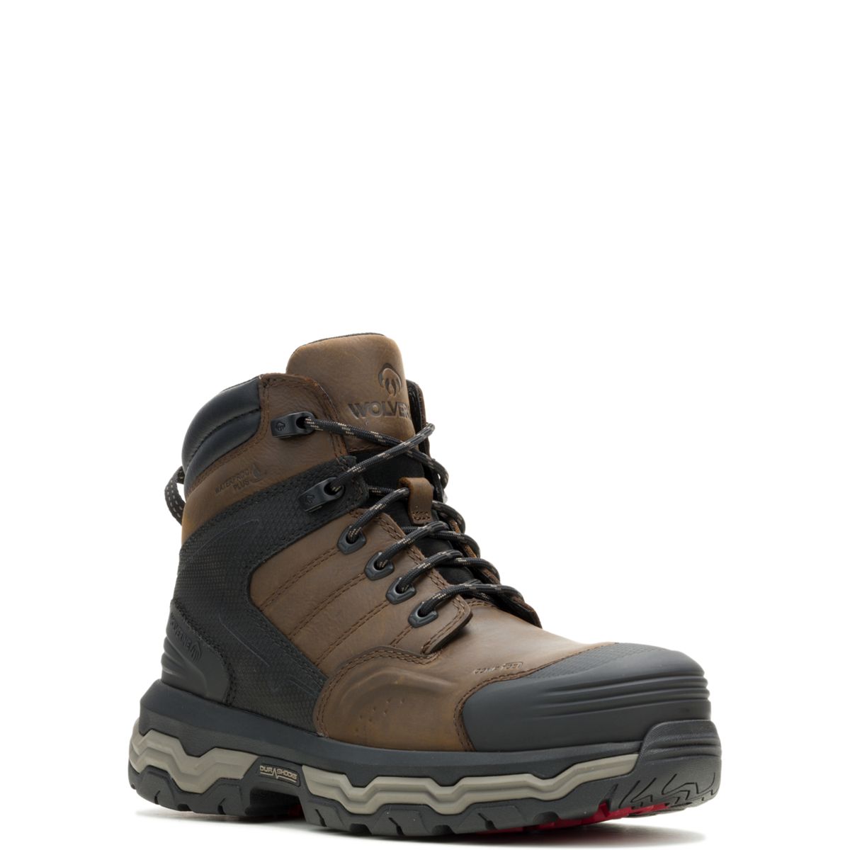 Alpha ft Wolverine Infinity System 6" CarbonMax® Work Boot, Dark Coffee, dynamic 2