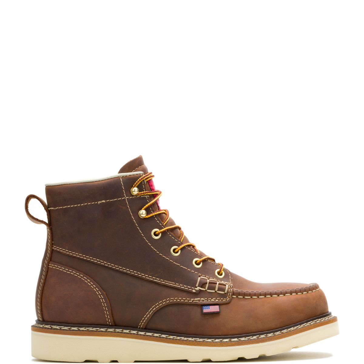 Workshop Wedge Composite-Toe 6" Work Boot, Brown, dynamic 1