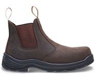 Stud II Steel Toe Pull-On Boot, Brown, dynamic