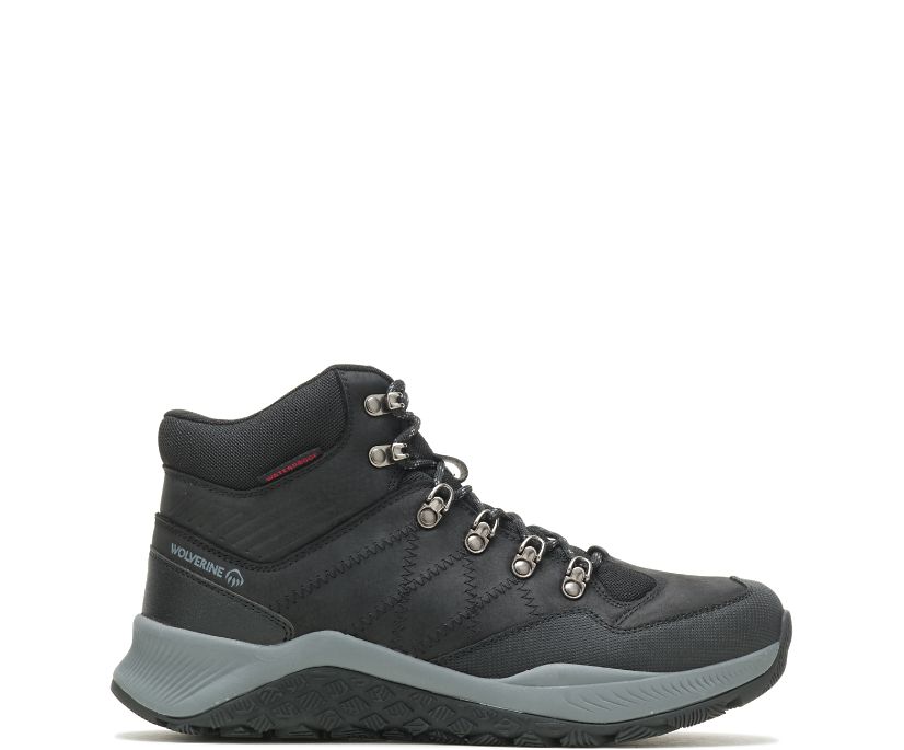 Luton Waterproof Steel-Toe Hiker, Black, dynamic 1