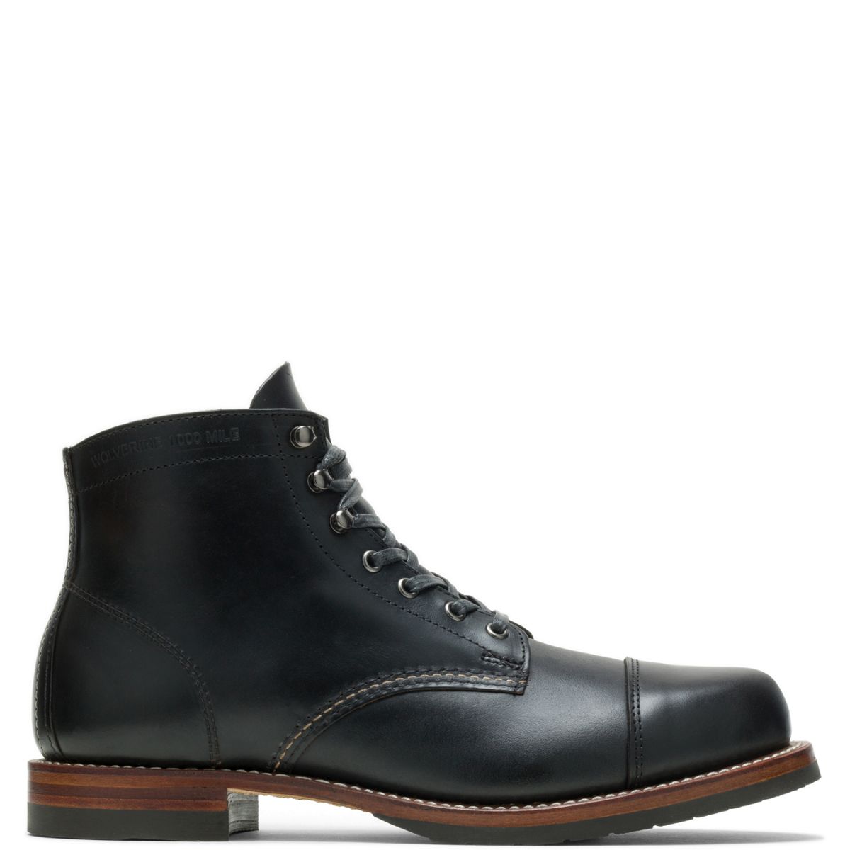 1000 Mile Cap-Toe Classic Boot, Black, dynamic 1