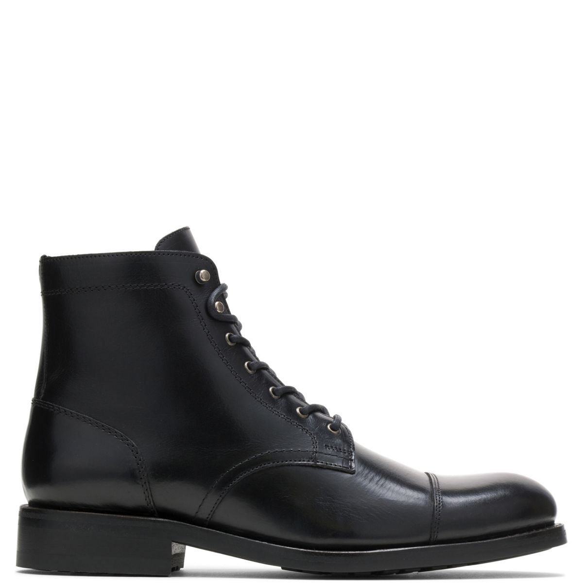 Wolverine black best sale leather boots