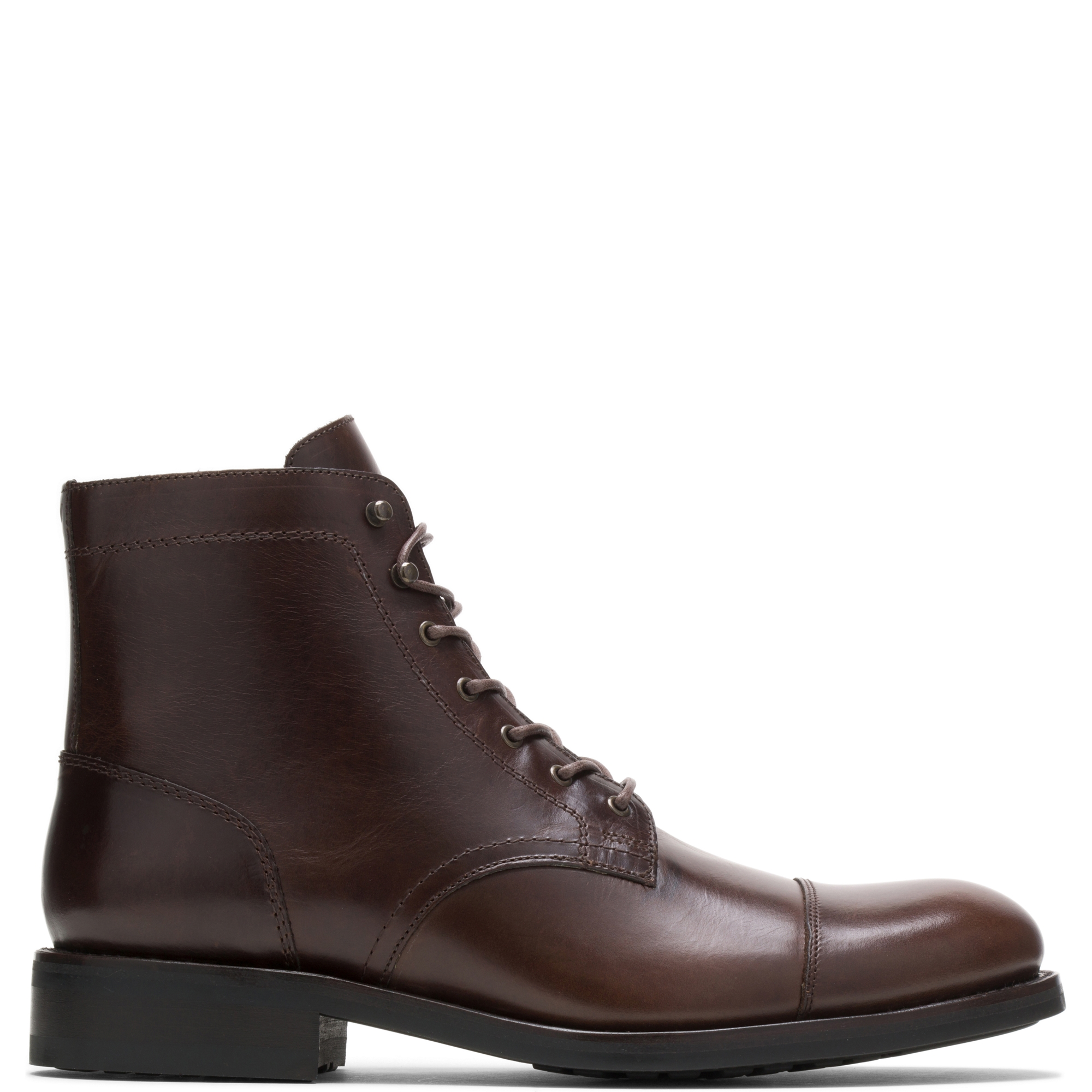 Wolverine Blvd Cap-Toe Boot W990090 Mens Brown Leather Casual Dress ...