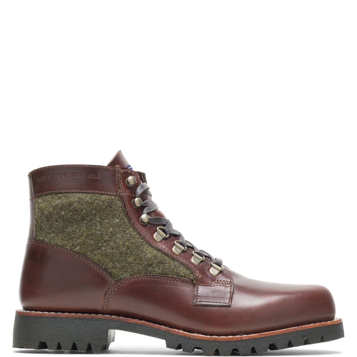 1000 Mile Faribault Boot, Brown/Green, dynamic