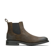 BLVD Chelsea Boot, Rugged Leather Military, dynamic