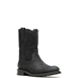BLVD Pull-On Boot, Rugged Leather Black, dynamic